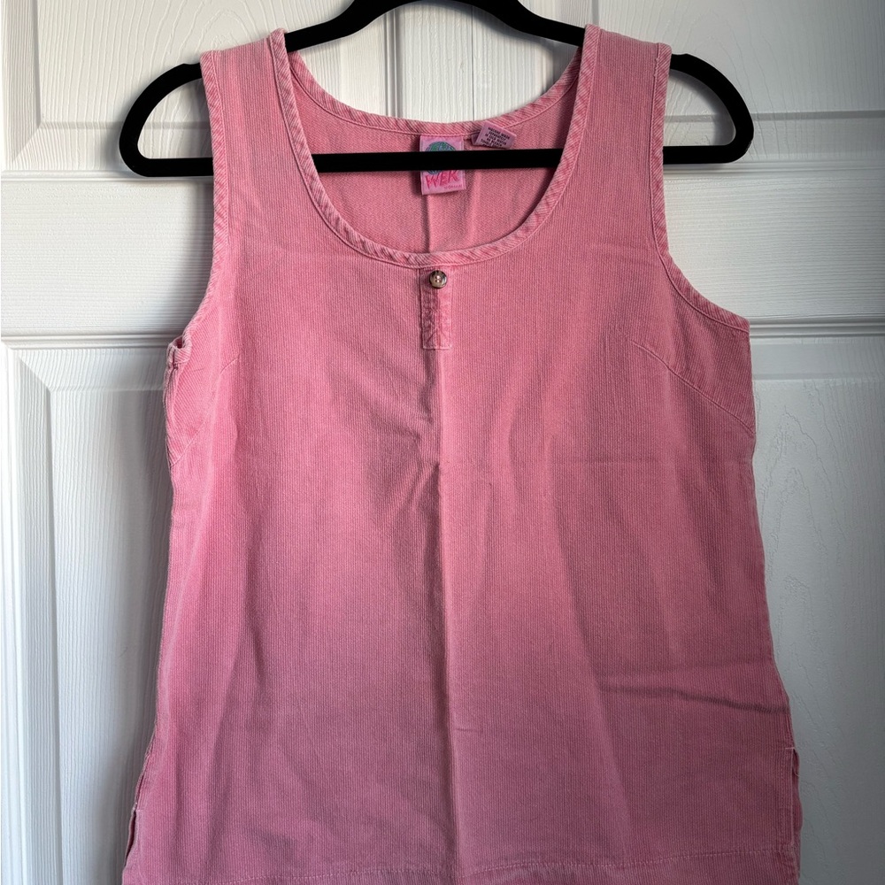 Vintage Wek Pink Sleeveless Tank Top - Size XS
